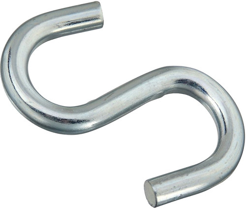 National Hardware 347856 S-Hook, 240 lb Working Load, Steel, Zinc [SKU: ORG6844815]