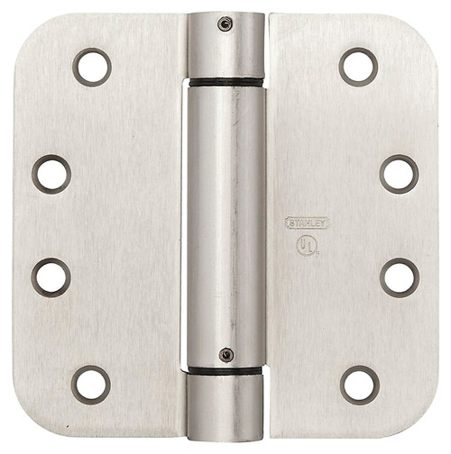 National Hardware N351-023 Spring Hinge, Steel, Satin Nickel, 37 lb [SKU: ORG7176068]