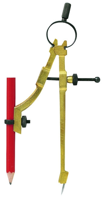 GENERAL 842 Pencil Compass, 9 in Dia Circle, Metal [SKU: ORG1542745]
