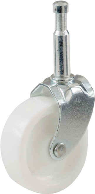 Shepherd Hardware 9053 Swivel Caster, 1-1/4 in Dia Wheel, Plastic Wheel, White, 40 lb [SKU: ORG6604961]