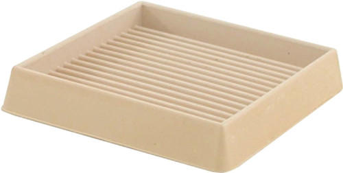 Shepherd Hardware 9168 Caster Cup, Rubber, Off-White [SKU: ORG8172686]