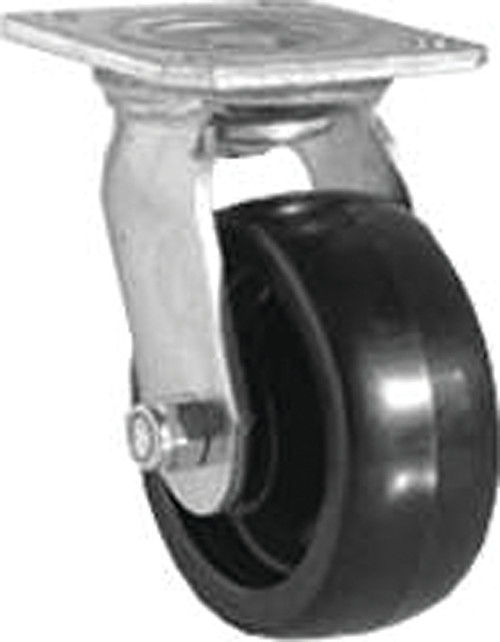 Shepherd Hardware 9388 Swivel Caster, 5 in Dia Wheel, 2 in W Wheel, Polypropylene Wheel, 500 lb [SKU: ORG0588194]