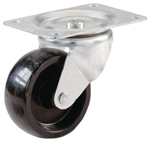 Shepherd Hardware 9393 Swivel Caster, 2-1/2 in Dia Wheel, 1-1/8 in W Wheel, Polypropylene Wheel, 175 lb [SKU: ORG9914961]