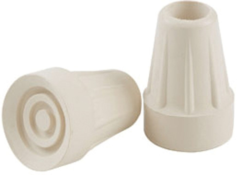 Shepherd Hardware 9742 Crutch Tip, Round, Rubber, Off-White, 7/8 in Dia [SKU: ORG6037857]
