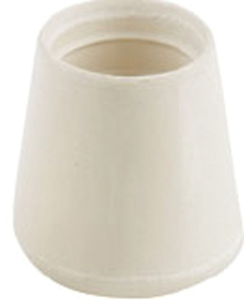 Shepherd Hardware 9743 Furniture Leg Tip, Round, Rubber, Off-White, 1-1/4 in Dia [SKU: ORG4165122]