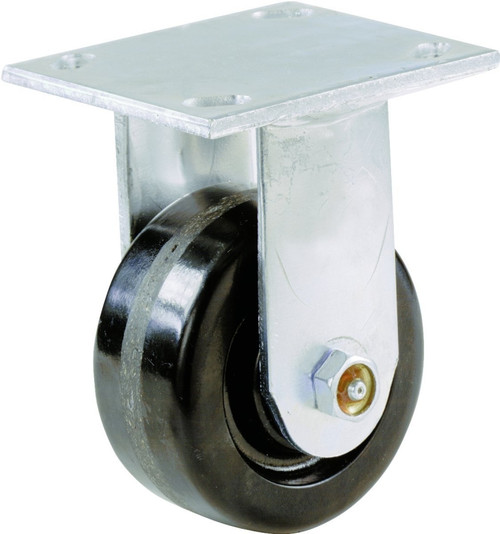Shepherd Hardware 9775 Rigid Caster, 6 in Dia Wheel, Phenolic Wheel, 840 lb [SKU: ORG1501899]
