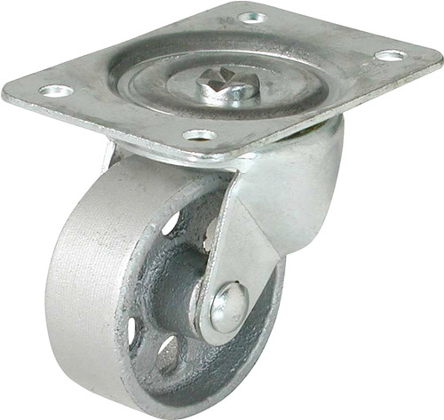 Shepherd Hardware 9782 Swivel Caster, 4 in Dia Wheel, 1-1/2 in W Wheel, Cast Iron Wheel, 500 lb [SKU: ORG0085332]