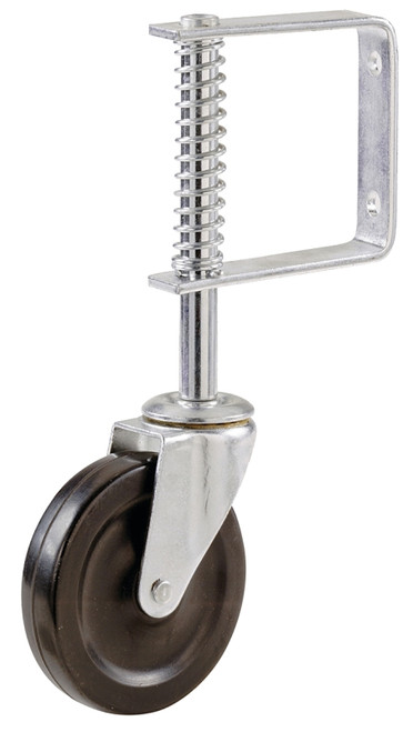 Shepherd Hardware 9785 Swivel Gate Caster, 4 in Dia Wheel, Hard Rubber Wheel, 125 lb [SKU: ORG5212279]