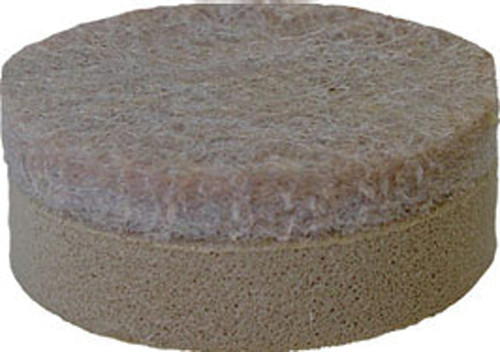 Shepherd Hardware 9915 Furniture Pad, Felt Cloth, Beige, 1 in Dia, 3/8 in Thick, Round [SKU: ORG8445280]