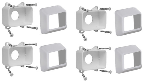 Xpanse Select 73012488 Rail Bracket, Vinyl, White, Gloss, For: Select Series Railings [SKU: ORG9020470]