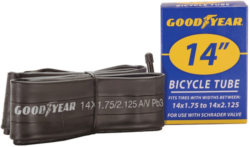 KENT 91074 Bicycle Tube, Black, For: 14 x 1-3/4 in to 2-1/8 in W Bicycle Tires [SKU: ORG9954223]