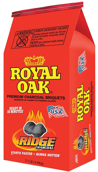 ROYAL OAK 192-294-107 Charcoal Briquettes, 7.7 lb Bag [SKU: ORG3824067]
