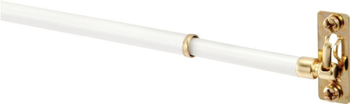 Kenney KN640/1 Sash Rod, 5/16 in Dia, 11 to 19 in L, Metal, White [SKU: ORG1007616]