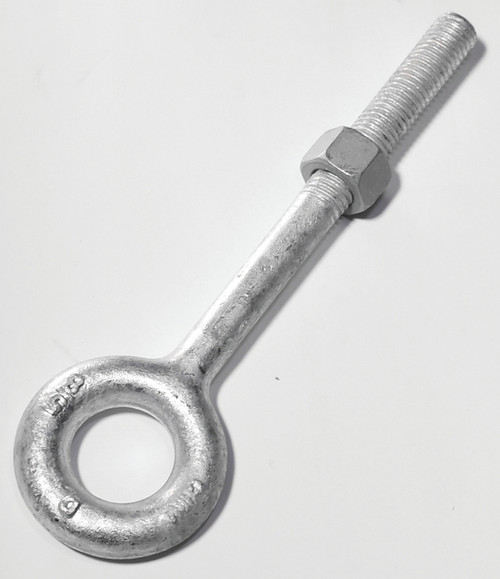 BARON 24-3/8X6 Eye Bolt, 3/8 in Thread, 2-1/2 in L Thread, 3/4 in ID x 1-1/2 in OD Dia Eye, 6 in L Shank [SKU: ORG6342091]