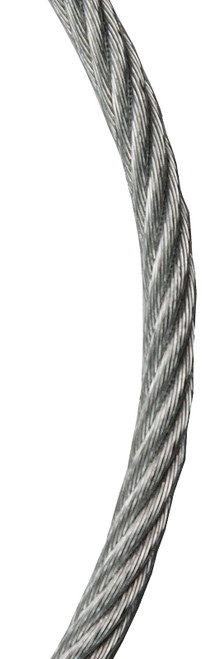 BARON 695964 Aircraft Cable, 5/16 in Dia, 500 ft L, Galvanized [SKU: ORG7459878]