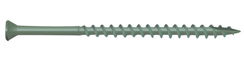 CAMO 0346104 Deck Screw, #7 Thread, 1-5/8 in L, Trim Head, Star Drive, Type 17 Slash Point, Carbon Steel, ProTech-Coated [SKU: ORG6191985]