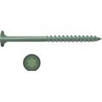 CAMO 0347270 Structural Screw, 10 in L, Flat Head, Star Drive, Sharp Point, Carbon Steel, ProTech-Coated [SKU: ORG6214423]