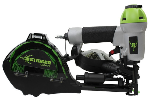 Stinger 0136252 Cap Nailer, 0.083 in W Crown, 1 in L Leg, 200 Magazine, 79.9 scfm Air [SKU: ORG0516161]