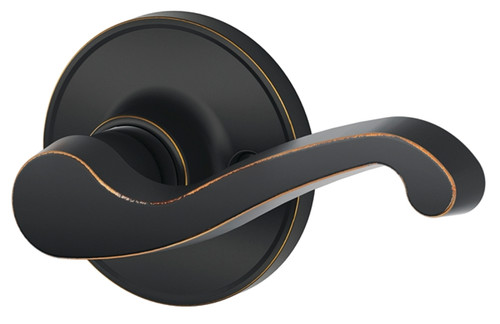 Schlage LaSalle Series J170LAS716RH Dummy Lever, Aged Bronze [SKU: ORG9222241]