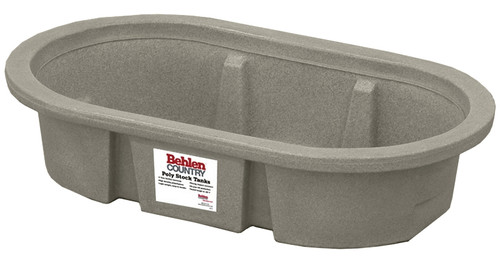 Behlen Country 52110047GT Farm Stock Tank, Round, 50 gal Capacity, Polyurethane, Granite Tan [SKU: ORG7936487]