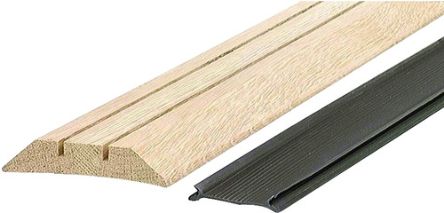 M-D 11783 Threshold with Seal, 36 in L, 3-1/2 in W, Hardwood, Unfinished [SKU: ORG5355508]