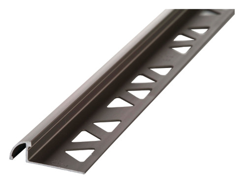 M-D 31373 Bullnose Tile Edge, 8 ft L, 1-3/8 in W, Aluminum, Pewter [SKU: ORG3763000]