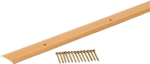 M-D 40134 Seam Binder, 72 in L, 1-1/4 in W, Aluminum, Oak [SKU: ORG5684451]