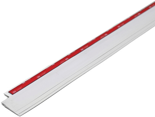 M-D 43302 Cinch Stick, 36 in L, 2 in W, Aluminum Flange, Vinyl Insert [SKU: ORG3167822]