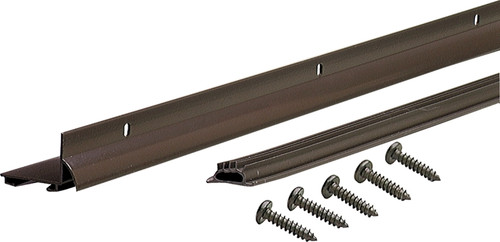 M-D DB001 Series 69505 Door Bottom with Drip Cap, 48 in L, 1-1/4 in W, 1-1/4 in H, Aluminum, Bronze [SKU: ORG8020091]