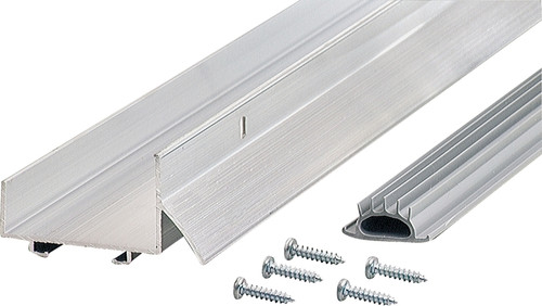 M-D DB003 Series 69547 Door Bottom with Drip Cap, 48 in L, 1-3/4 in W, 1-1/4 in H, Aluminum, Mill [SKU: ORG4488839]