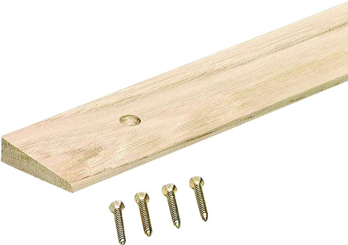 M-D 85530 Floor Edge Reducer, 36 in L, 1-3/4 in W, Hardwood, Unfinished [SKU: ORG7559305]