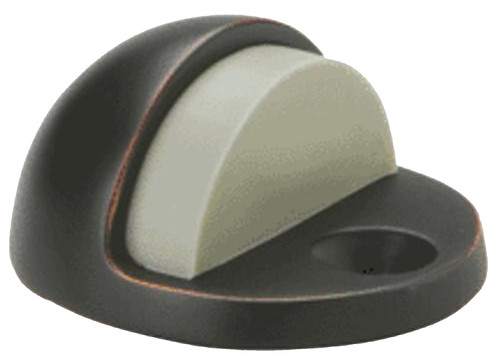 Schlage Ives Series FS436B-716 Dome Stop, 1-3/4 in Dia Base, Brass, Aged Bronze [SKU: ORG5396205]