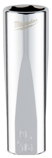 Milwaukee 45-34-5625 Socket, 9/16 in Socket, 3/8 in Drive, 6-Point, Chrome Vanadium Steel, Chrome [SKU: ORG1387919]