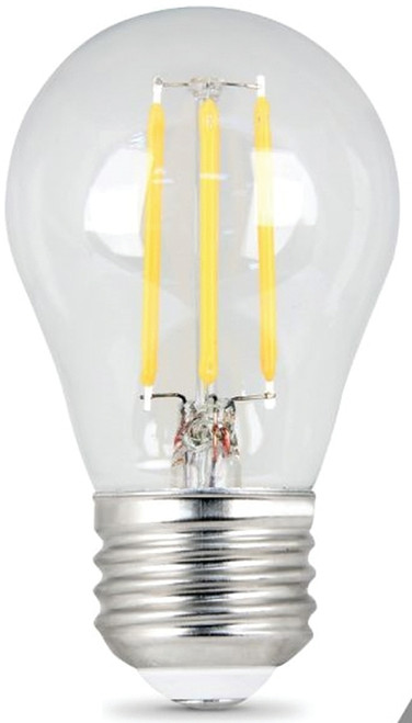 Feit Electric BPA1540/827/LED/2 LED Lamp, General Purpose, A15 Lamp, 40 W Equivalent, E26 Lamp Base, Dimmable, Clear [SKU: ORG7184179]