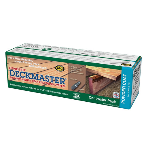 Grabber Construction Deckmaster Series DMP175-100 Hidden Bracket, Powder-Coated [SKU: ORG2518025]