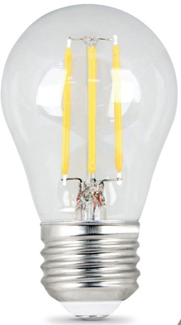 Feit Electric BPA1560/850/LED/2 LED Lamp, Globe, A15 Lamp, 60 W Equivalent, E26 Lamp Base, Dimmable, Clear [SKU: ORG7184708]