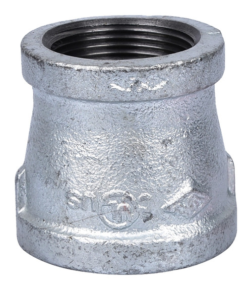 ProSource 24-11/2X11/4G Reducing Pipe Coupling, 1-1/2 x 1-1/4 in, Threaded, Malleable Steel, SCH 40 Schedule [SKU: ORG6102966]