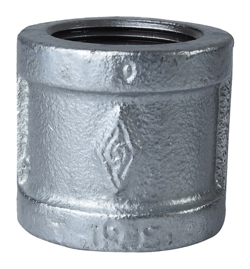 ProSource 21-1/2G Pipe Coupling, 1/2 in, Threaded, Malleable Steel, SCH 40 Schedule, 300 psi Pressure [SKU: ORG6117667]