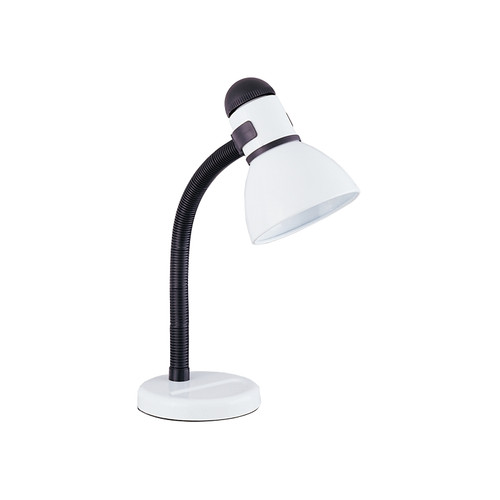 Boston Harbor TL-TB-134-WH-3L Flexible Desk Lamp, 120 V, 60 W, 1-Lamp, CFL Lamp, White Fixture, White [SKU: ORG9382839]
