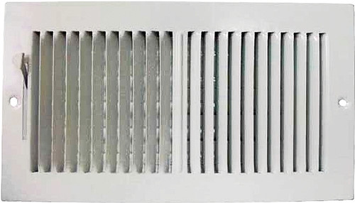 ProSource SW02-12X6 Sidewall Register, Steel, White [SKU: ORG2708642]