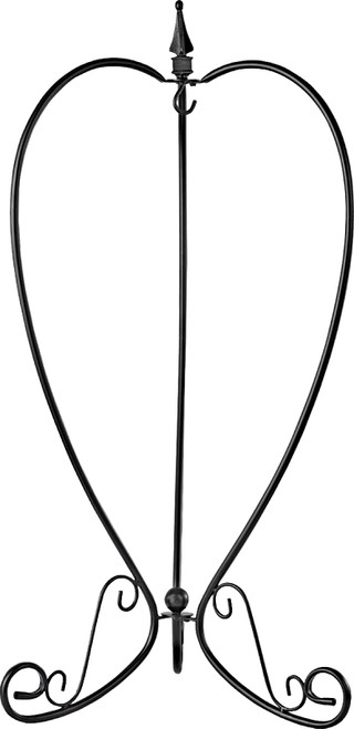 Landscapers Select JY-06 Hanging Planter, 37.3 in OAW, 9.3 in OAD, 22-1/2 in OAH, Steel, Black, Powder-Coated [SKU: ORG0116798]