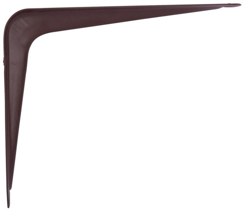 ProSource 21137CHO-PS Shelf Bracket, 40 lb/Pair, 5 in L, 4 in H, Steel, Chocolate [SKU: ORG1664424]