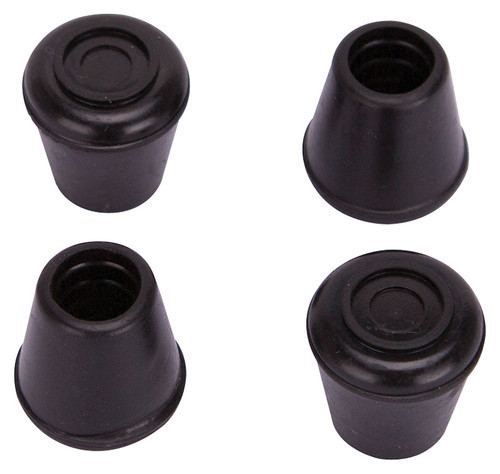 ProSource FE-50632-PS Furniture Leg Tip, Round, Rubber, Black, 1/2 in Dia, 1-1/8 in H [SKU: ORG3420957]