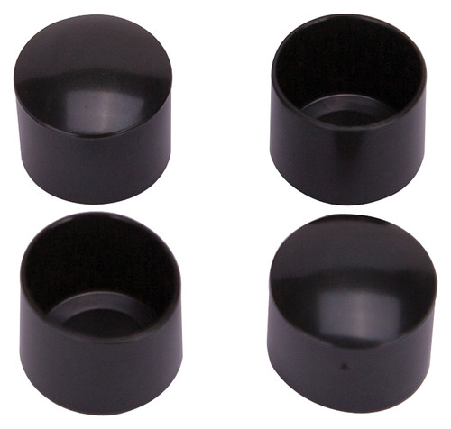 ProSource FE-50605-PS Furniture Leg Tip, Round, Plastic, Black, 1 in Dia, 1 in H [SKU: ORG3724150]