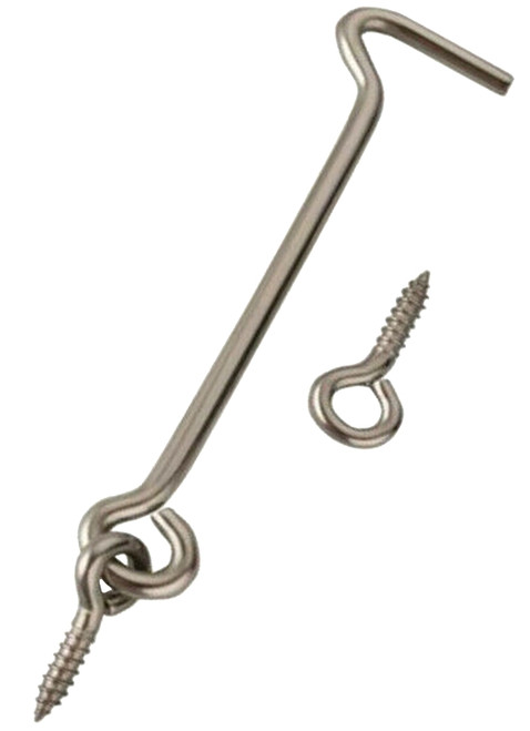 ProSource Gate Hook and Eye, 1/8 in Dia Wire, 2 in L, Steel [SKU: ORG7111719]