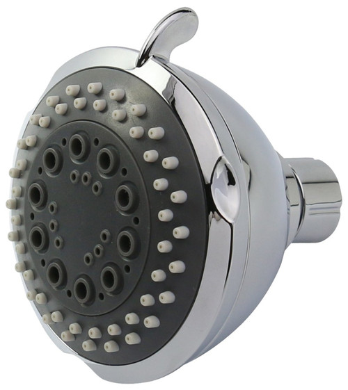Boston Harbor Shower Head, 1.75 (6.6) 80 gpm (L/MIN) psi, 1/2-14 NPT Connection, Threaded, 3-Spray Function, Chrome [SKU: ORG2009660]