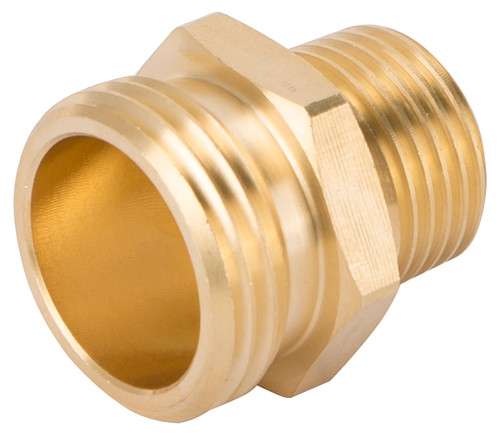 Landscapers Select GHADTRS-2 Hose Connector, 1/2 x 3/4 in, MNPT x MNH, Brass, Brass [SKU: ORG7229537]