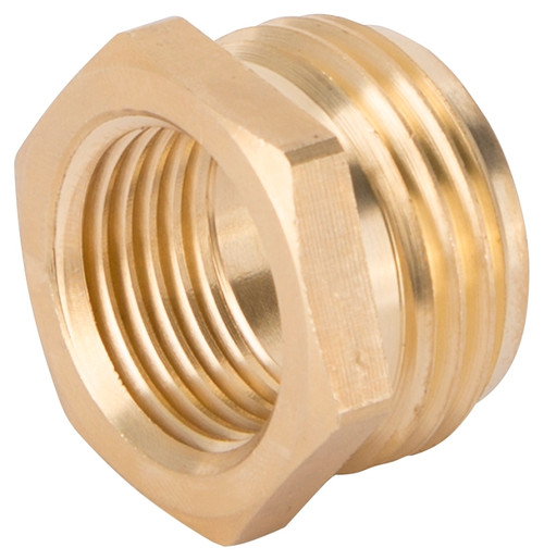 Landscapers Select GHADTRS-4 Hose Connector, 3/4 x 1/2 in, MNH x FNPT, Brass, Brass [SKU: ORG7388168]