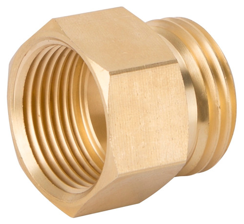 Landscapers Select GHADTRS-6 Hose Connector, 3/4 x 3/4 in, MNH x FNPT, Brass, Brass [SKU: ORG7424179]