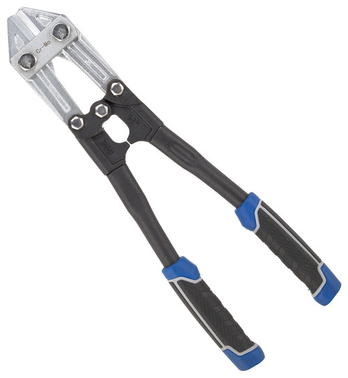 Vulcan JL-WD-0614 Bolt Cutter, 5 mm Cutting Capacity, Chrome-Molybdenum Steel Jaw, 14 in OAL, Black/Blue Handle [SKU: ORG5061486]